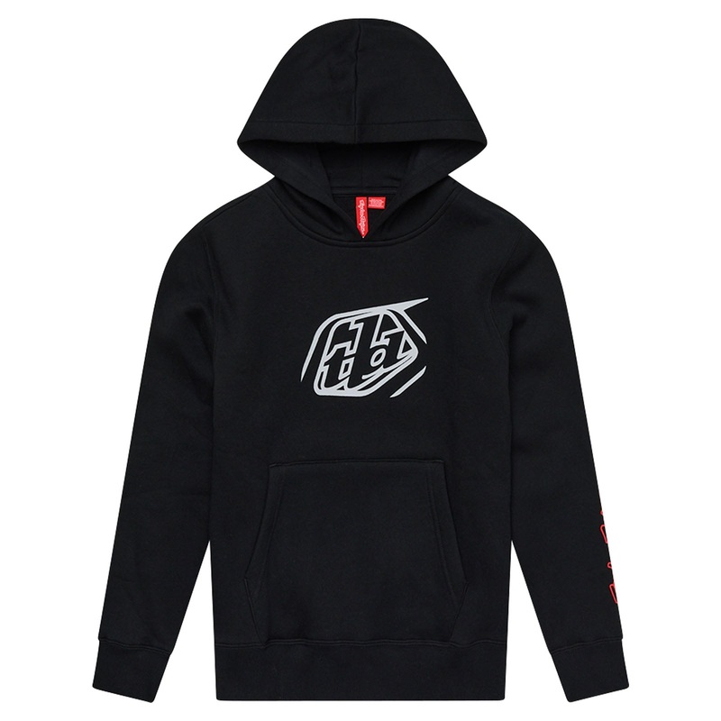Youth Pullover Badge Black BLACK SM