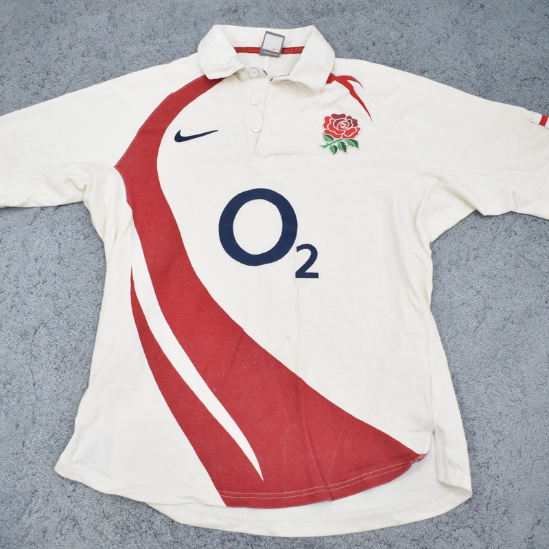 2008 England Home Jersey – S/M