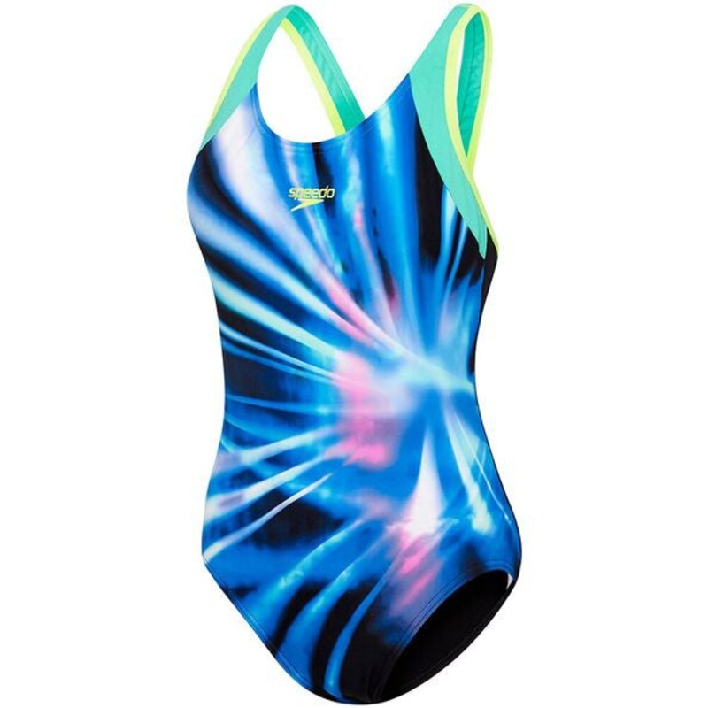 Speedo Womens D/DD Muscleback One Piece-Rays 10