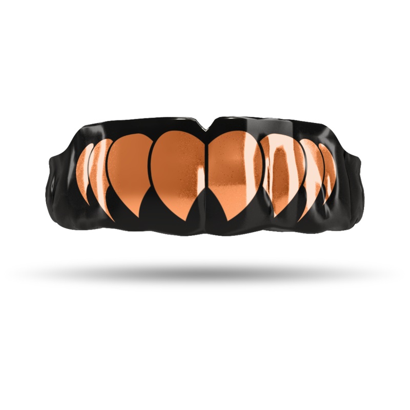 Chrome Rose Gold Fangs (Black)