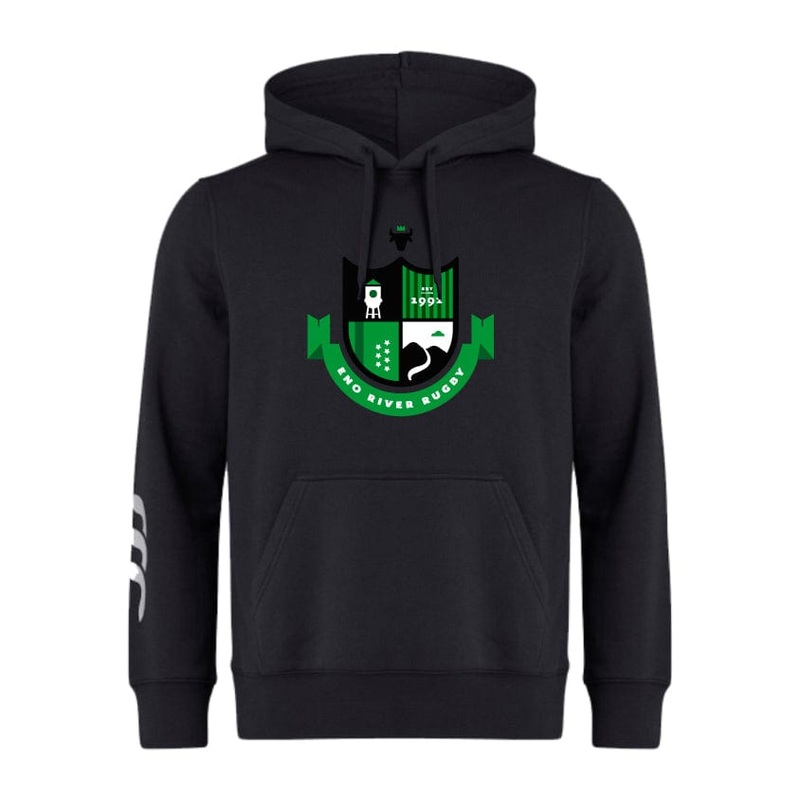 Eno River Rugby Club Hoodie by Canterbury Y4 Black