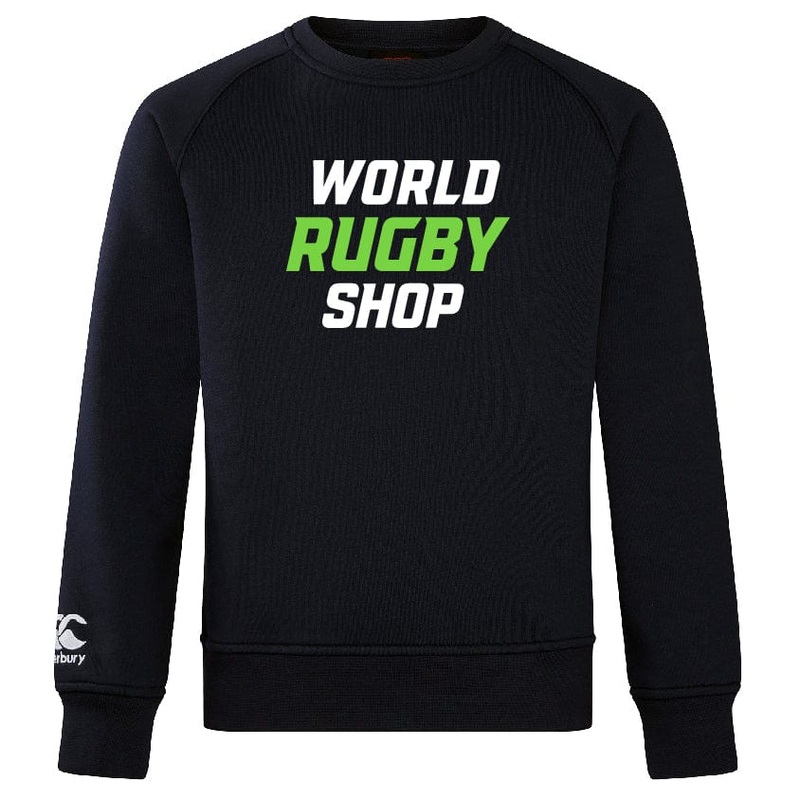 World Rugby Shop Club Crew Sweatshirt by Canterbury XS Black