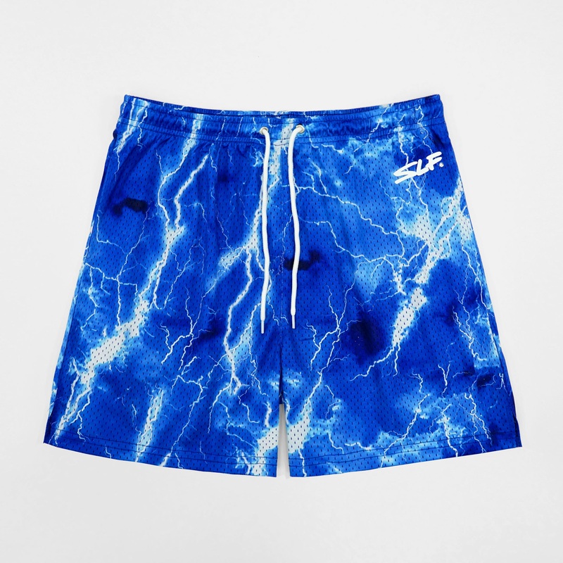 Blue Lightning Shorts – 7″ S Blue