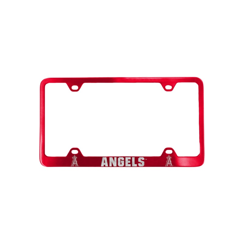 Fremont Die Los Angeles Angels Red Laser Cut License Plate Frame