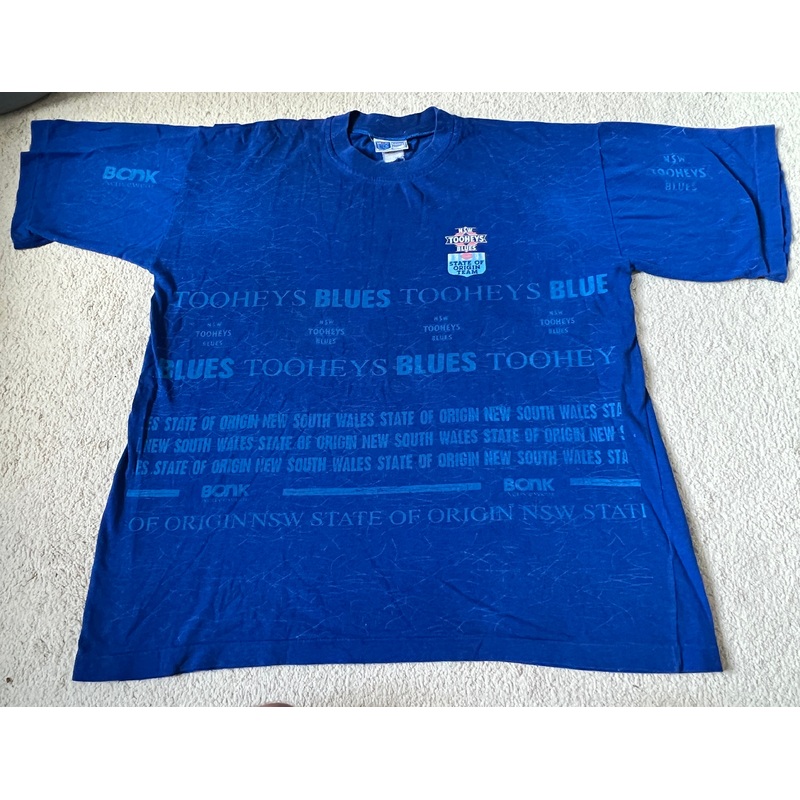 1990s NSW Blues Tee Jersey – 2XL