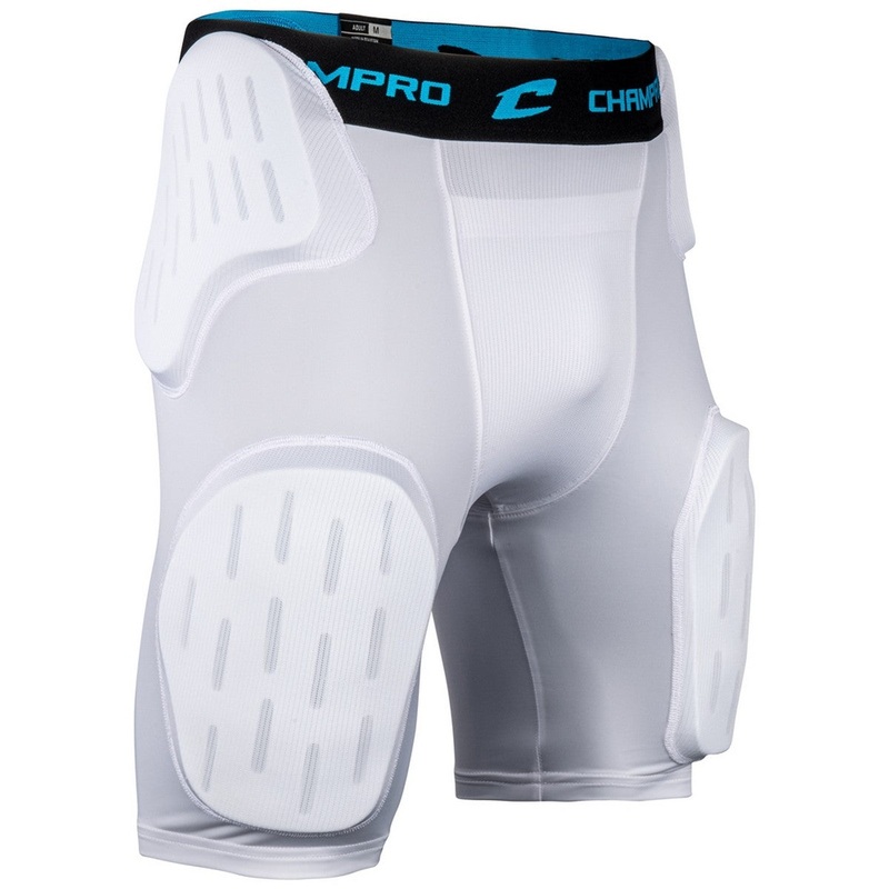 Champro Formation Youth 5 Pad Football Girdle WHITE YS