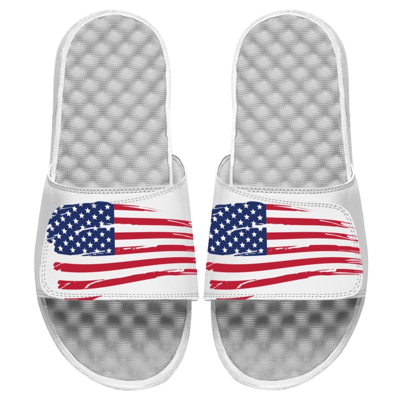 USA Flag Weathered Slides M3 / W4 Great White
