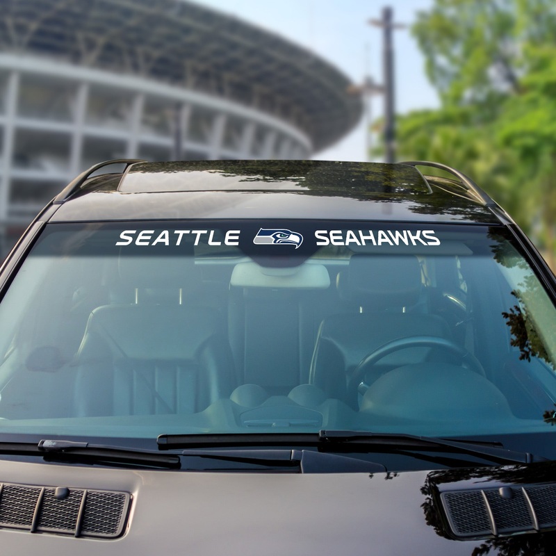 Fanmats Seattle Seahawks Sun Stripe Windshield Decal 3.25″ x 34″