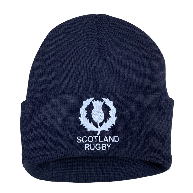 Scotland Rugby Knit Cap Navy