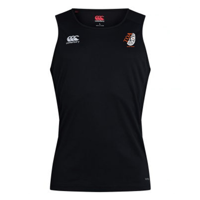 Toa Rugby Idaho Club Dry Singlet by Canterbury XS Black