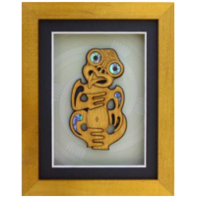 Framed Maori Wall Art – Tiki