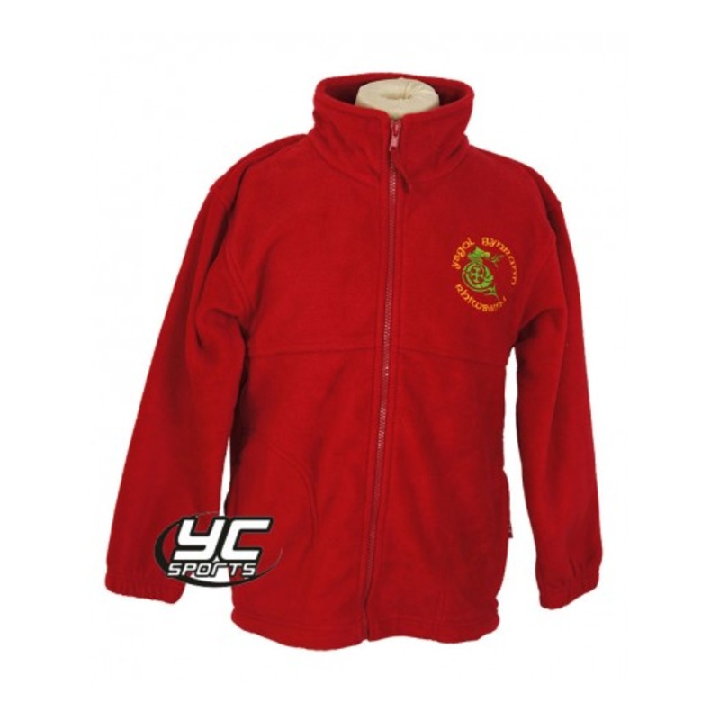Rhiwbeina Primary School Fleece 3/4 RED