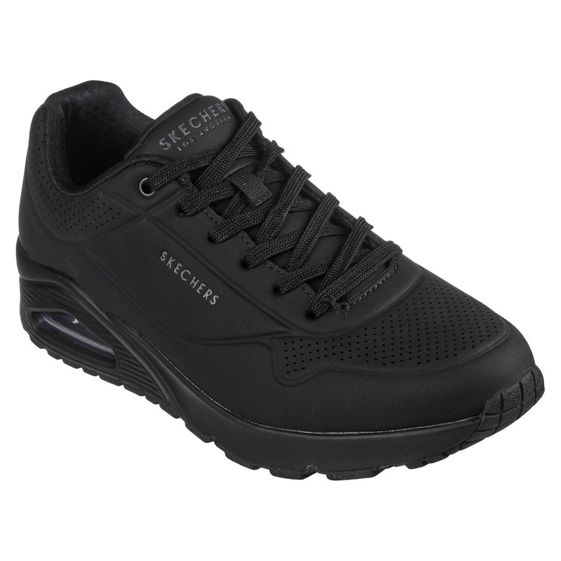 Skechers Mens Uno Stand On Air Trainers 10 (45) Triple Black