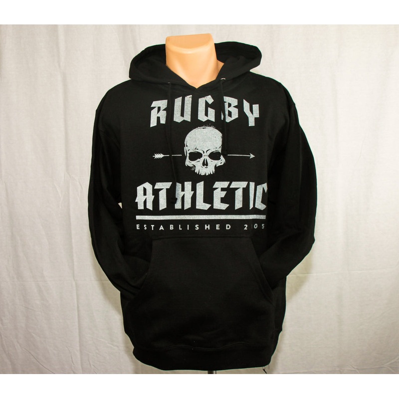 *SKULL RUGBY ATHLETIC HOODIE