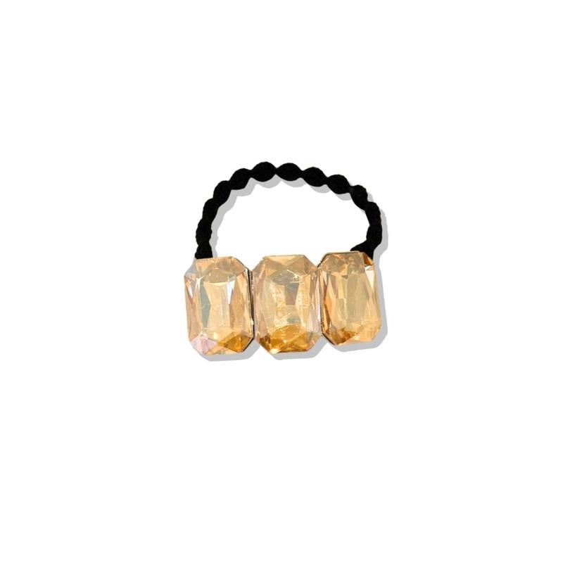 Triple Crystal Rectangle Hair Band