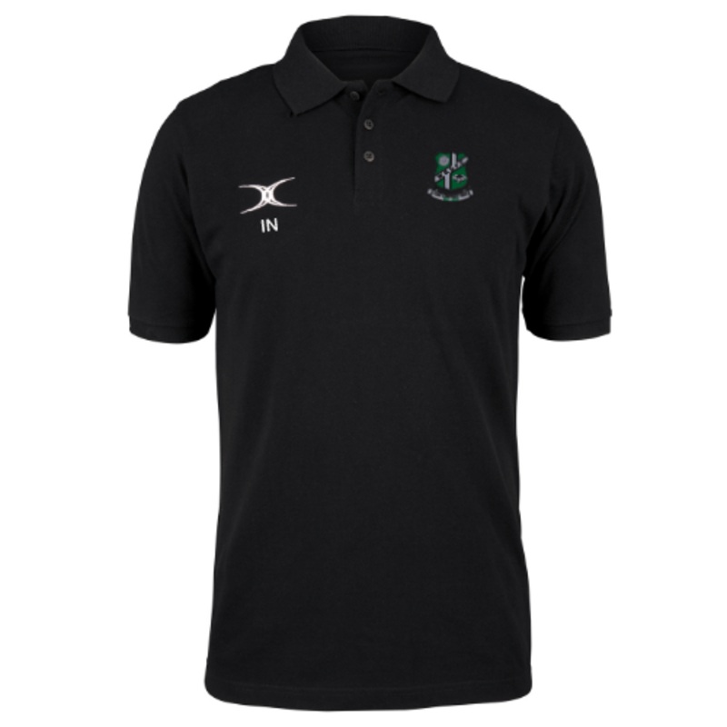 Wharfedale RUFC Adult’s Black Quest Polo Initialed XS