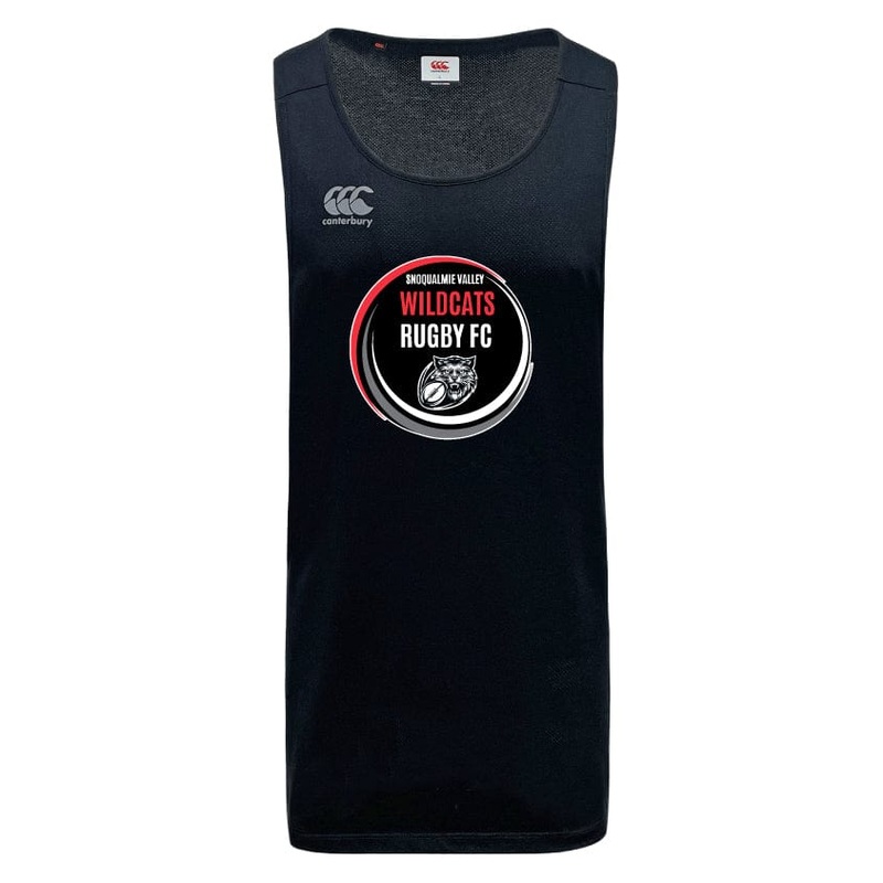 Snoqualmie Valley Wildcats Tempo Vapodri Singlet by Canterbury XS Black