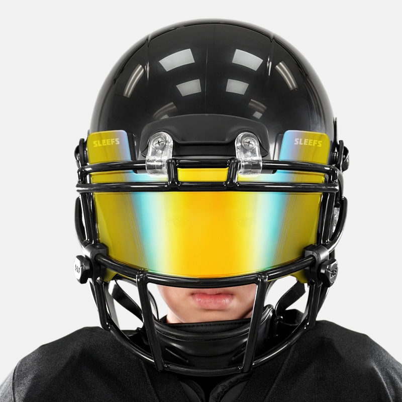 Yellow Red Bifrost Rainbow Helmet Eye-Shield Visor for Kids Yellow