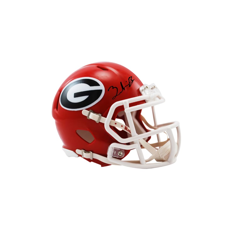 Zachariah Branch Autographed Georgia Mini Helmet