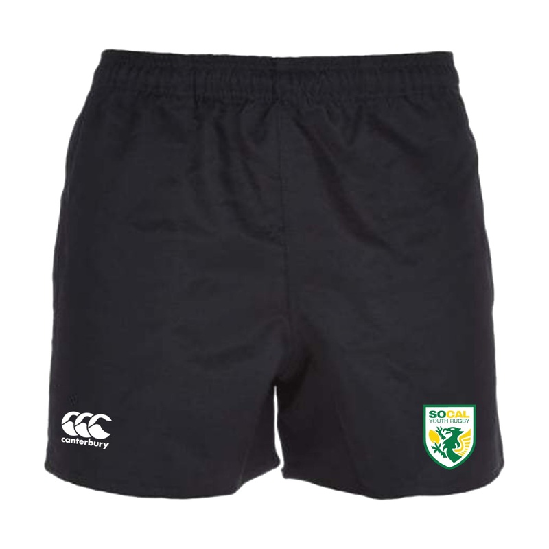 SoCal Youth Referees Advantage Rugby Shorts by Canterbury XS Black