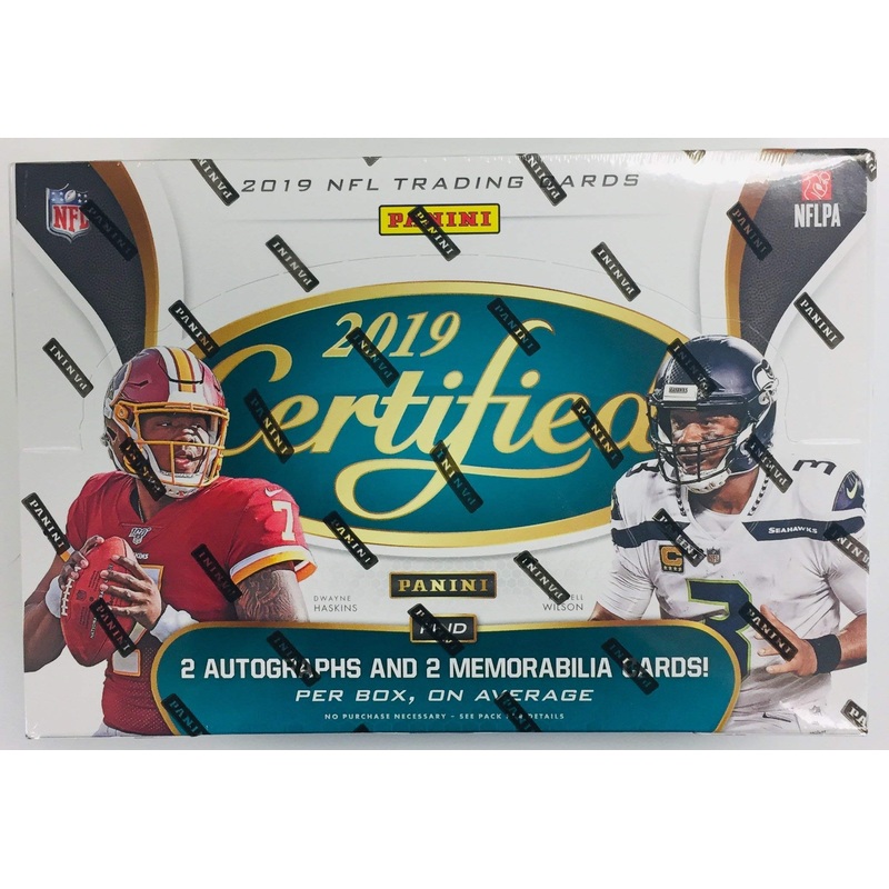 2019 Panini Certified Hobby Football Box