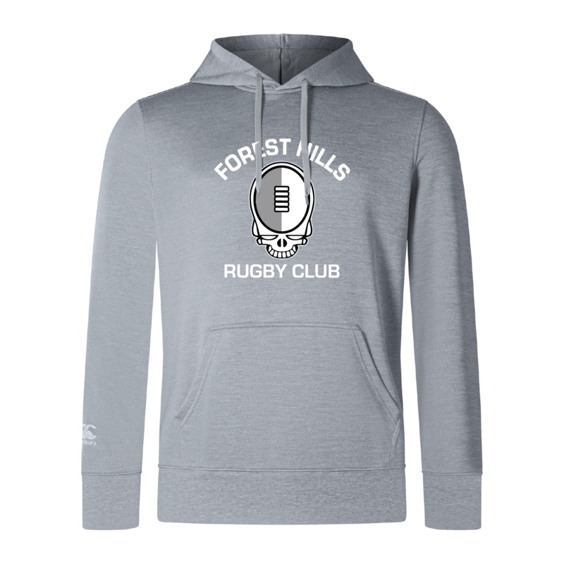 Forest Hills Rugby Club Lightweight Hoodie by Canterbury Y4 Black