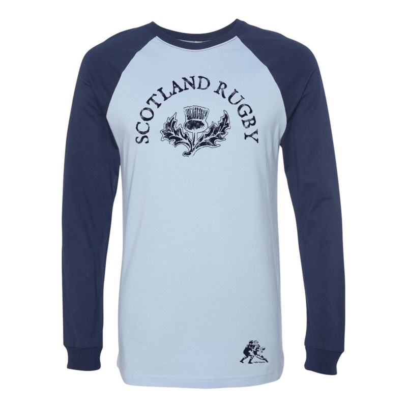 Scotland Rugby LS Raglan T-Shirt Small