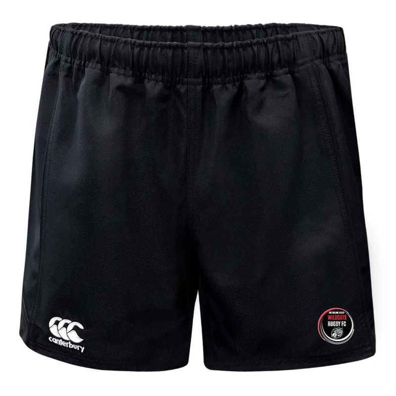 Snoqualmie Valley Wildcats Advantage Rugby Shorts by Canterbury XS Black