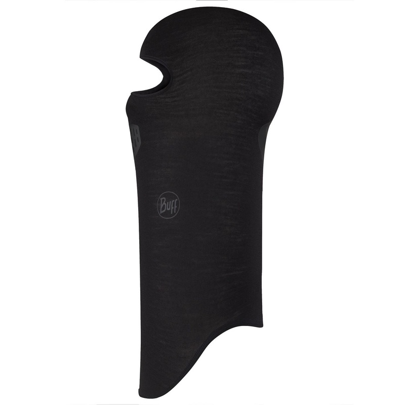 Buff Merino Balaclava Adults Mens Black