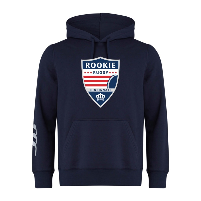 Cincinnati Rookie Rugby Club Hoodie by Canterbury Y4 Grey