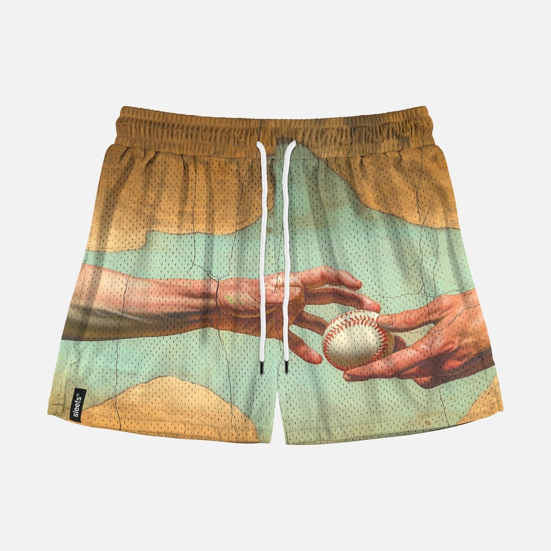 The Creation of Baseball Shorts – 5″ S Brown