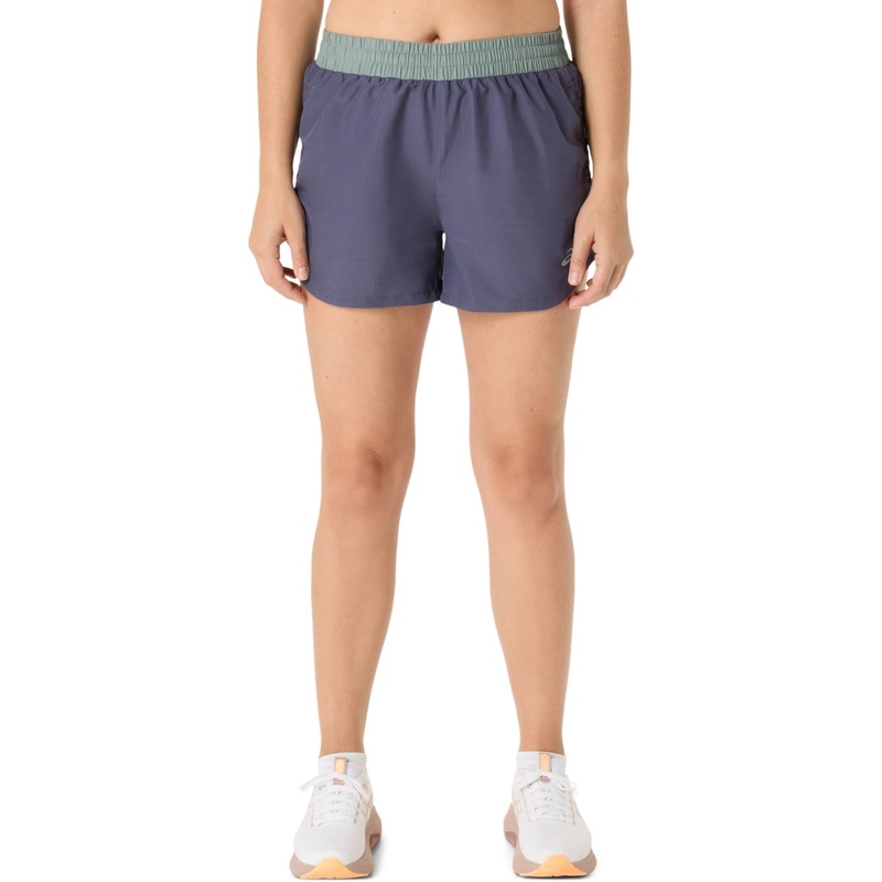 Asics Women’s Nagino Run Adjustable 4 Inch Short Indigo Fog XS