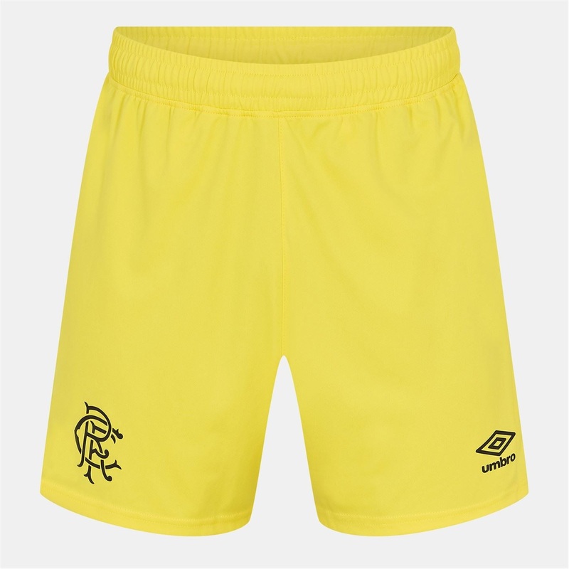 Umbro Rangers Goalkeeper Shorts 2025 2026 Adults S Yellow