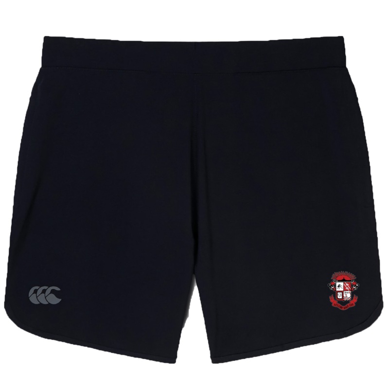Battleship Rugby Club Elite Woven Short by Canterbury XS Black