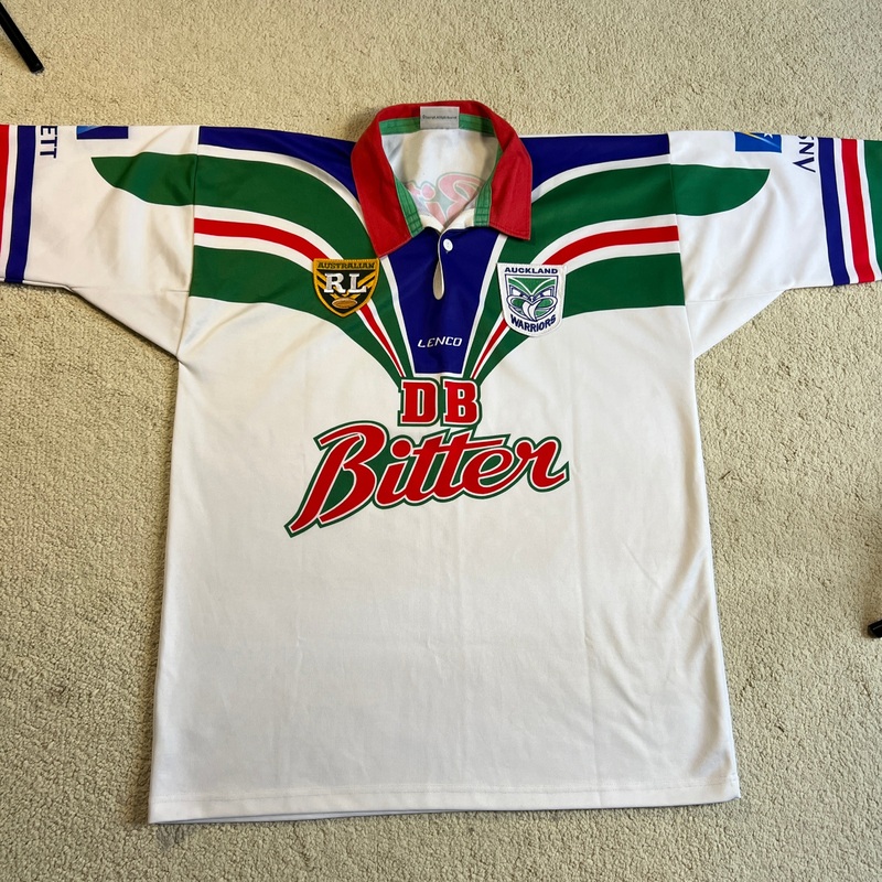 1995 Auckland Warriors Away Jersey – L