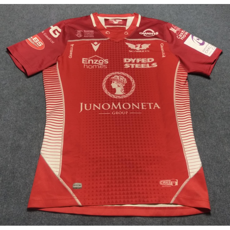 2019/20 Scarlets Player Issue Jersey – 3XL (#8, Champions Cup)