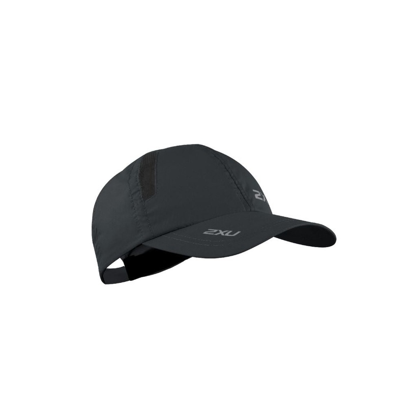 2XU Run Cap Black-Black One Size