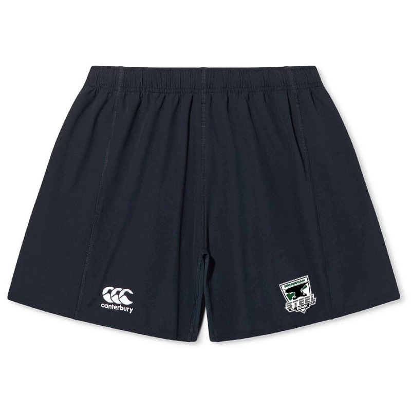 Birmingham Steel Rugby Yokohama Short by Canterbury XS Black