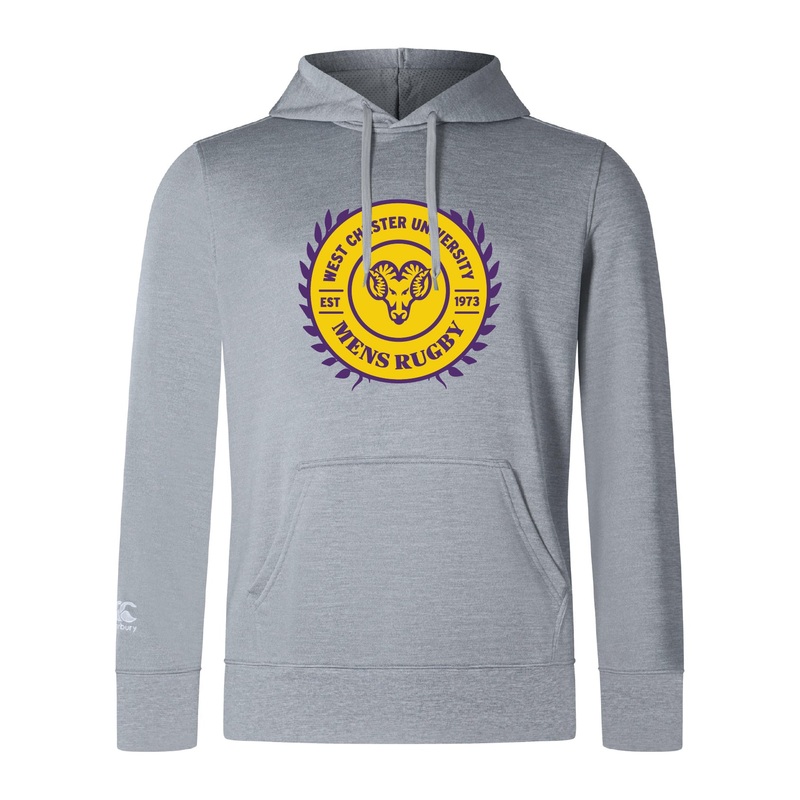 West Chester University Club Lightweight Hoodie by Canterbury Y4 Black