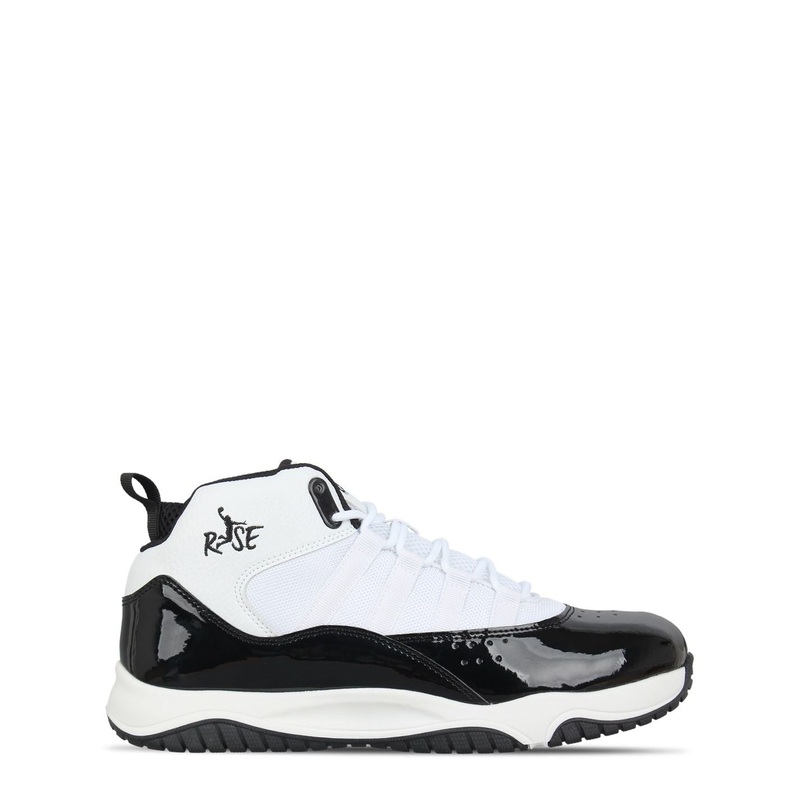Rise Shuttle Basketball Trainers 8 (42) White/Black