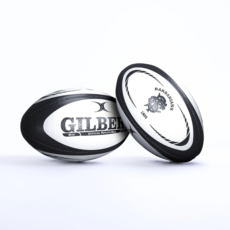 Gilbert Barbarians Replica Mini Rugbybal Mini