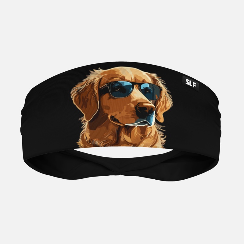 Cool Retriever Headband ONE SIZE Black