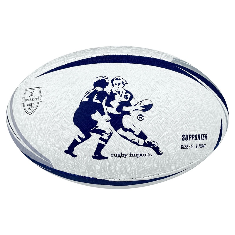 Gilbert Autograph Rugby Ball 5 – Standard Navy