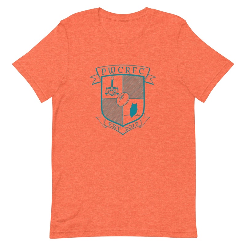 PWCRFC Owls Social T-Shirt Heather Orange S