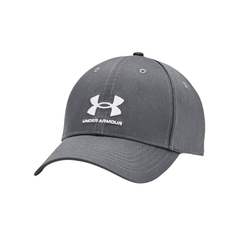 UA Branded Lockup Adjustable Cap Mens 1381645 Pitch Gray/Black