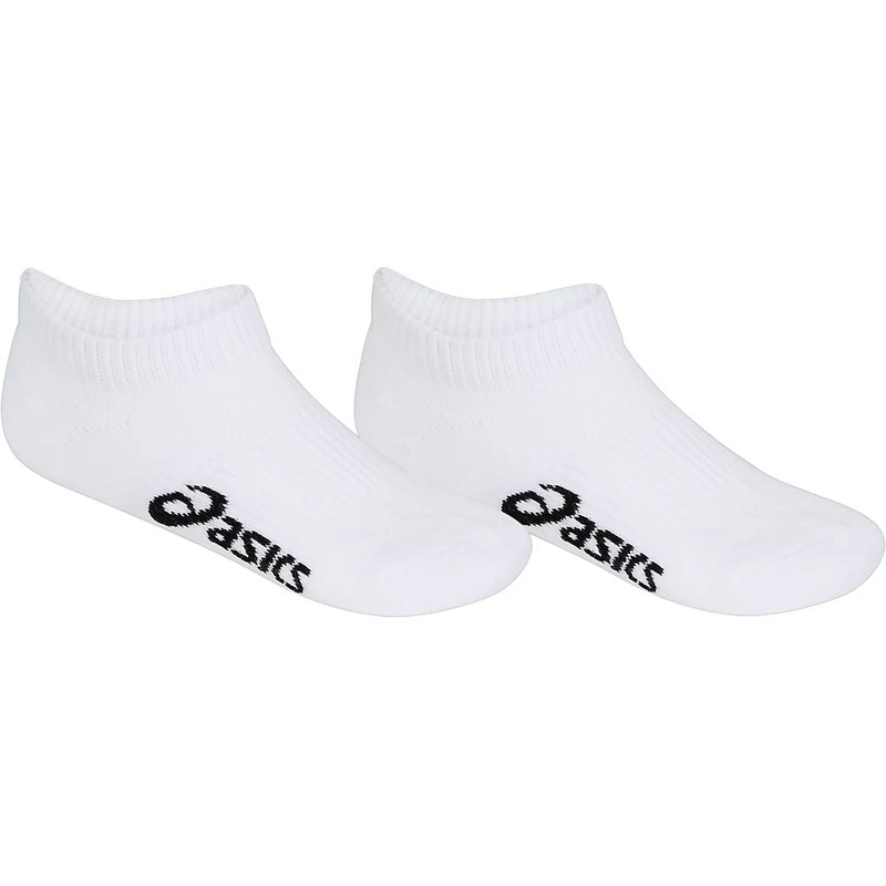 ASICS Pace Kids Low Solid Socks 2 Pack White 10-13