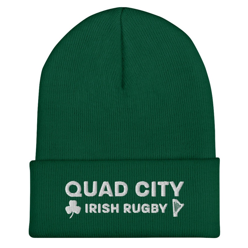 Quad City Irish Cuffed Beanie Spruce