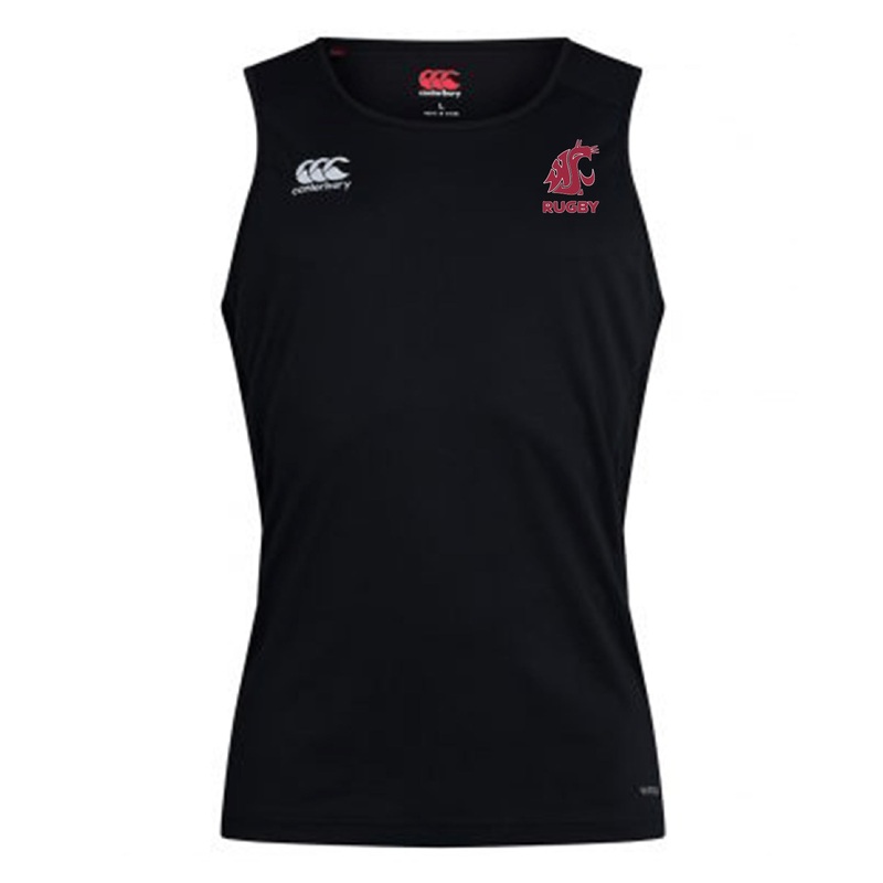 Washington State University Club Dry Singlet by Canterbury XS Black