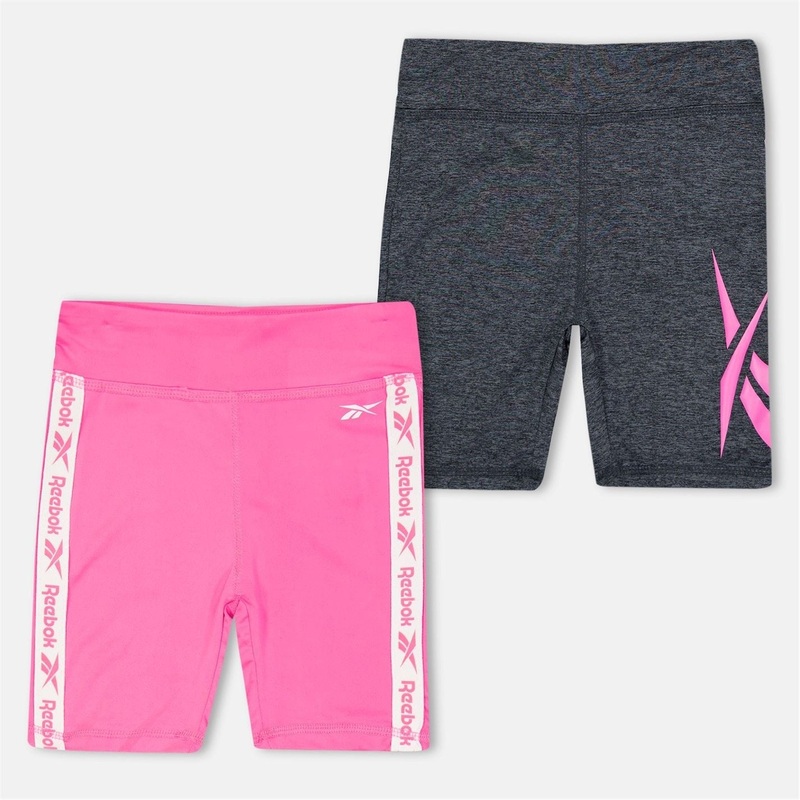 Reebok 2pk Shorts 9-10 (M) Sugar Plum