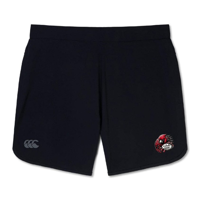 Vienna Rugby Women’s Elite Woven Short by Canterbury 8 Black
